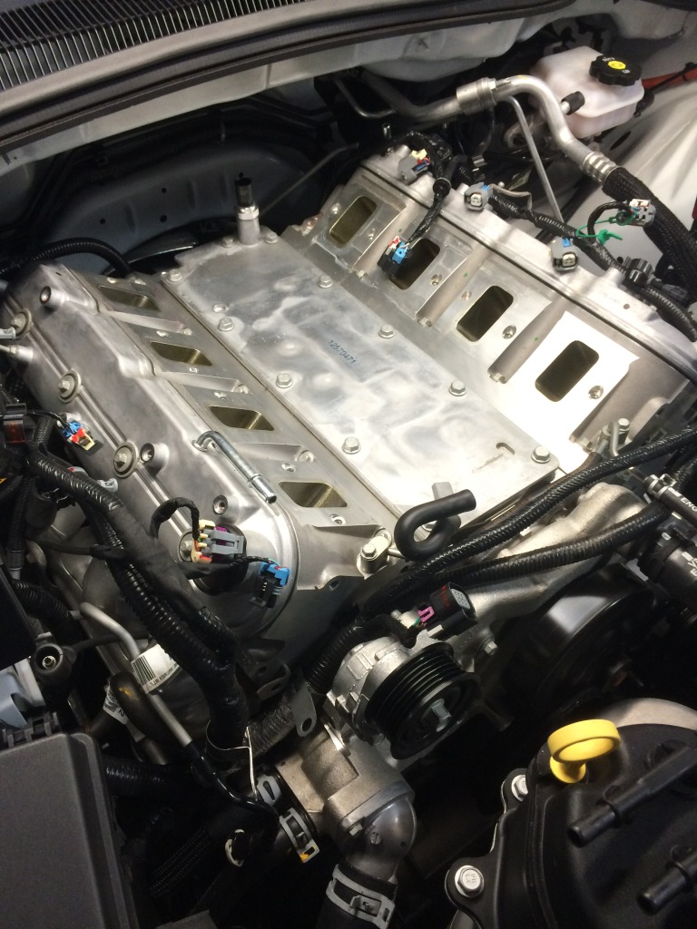 LS7 427 with intake removed