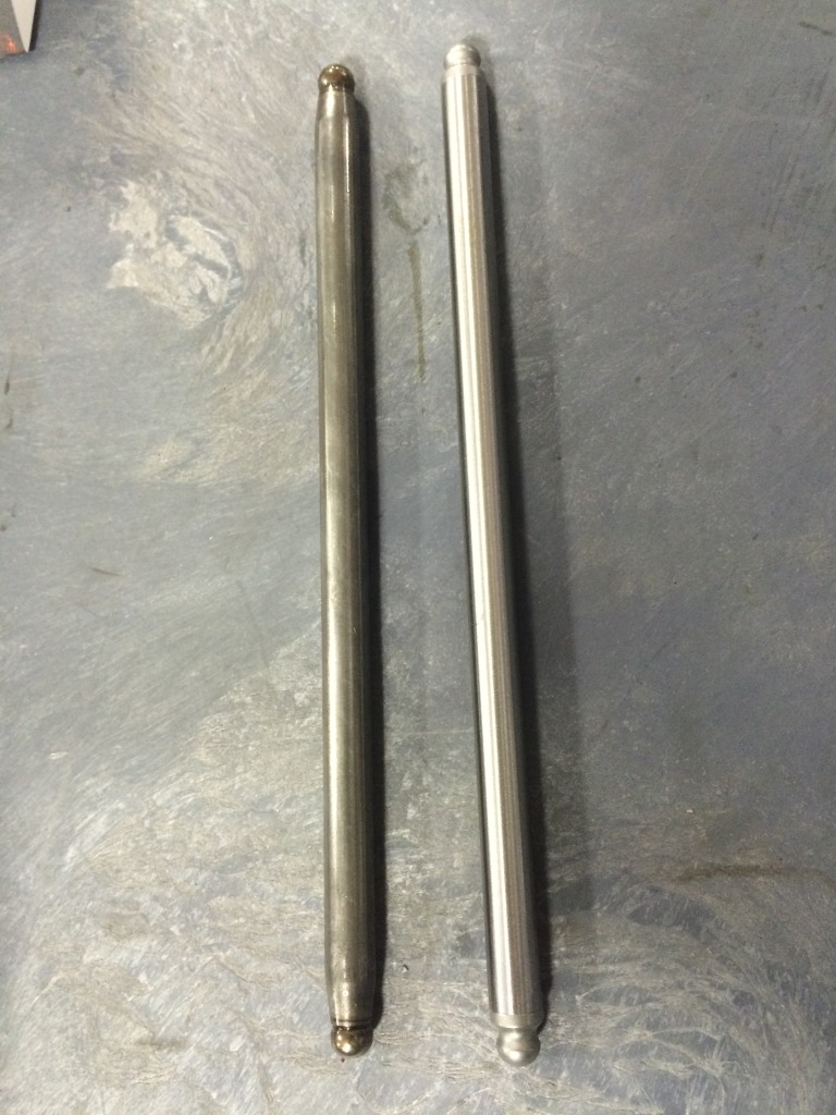Lighter stronger pushrods